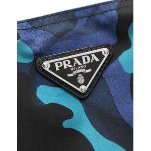 PRADAナイロンポーチ カモフラ柄ブルー 楽天市場】プラダ カモフラージュ ポーチの通販