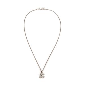 シャネル CHANEL ネックレス ペンダント ココマーク シルバー