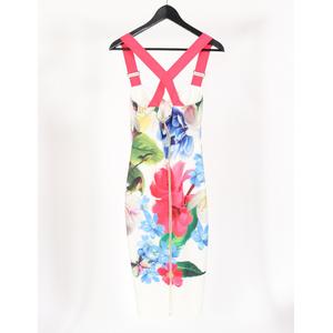 テッドベーカー Ted Baker ワンピース アイボリー マルチカラー 1 ノースリーブ マキシ丈 花柄 S レディース 114 ベクトルパーク