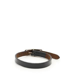 エルメス HERMES ブレスレット アピ1 黒 アクセサリー レザー □C刻印 