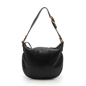 GUＣＣI ブラック レザー ショルダーバッグ グッチ GUCCI ショルダーバッグ ブロンディ 黒 121552 レザー