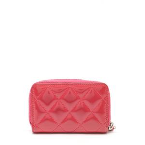シャネル CHANEL コインケース マトラッセ ピンク 小物 エナメルレザー 
