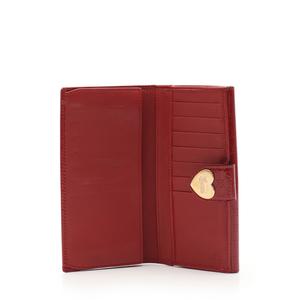 グッチ GUCCI Wホック長財布 マイクログッチシマ ラブリーハート 赤