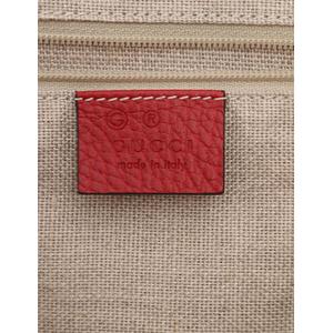 グッチ GUCCI トートバッグ GGキャンバス ベージュ 赤 449242
