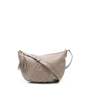 グッチ GUCCI ショルダーバッグ ソーホー グレー 295175 レザー 