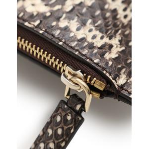 ジバンシィ GIVENCHY クラッチバッグ ダークブラウン アイボリー