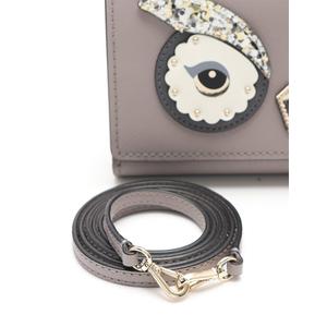 ケイトスペード KATE SPADE ショルダーウォレット グレー 白 小物 