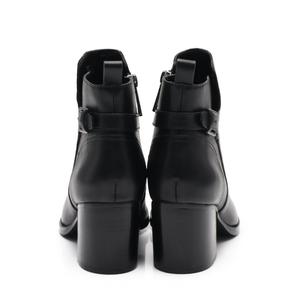 ローレンラルフローレン LAUREN RALPH LAUREN ショートブーツ 黒 7.5B  