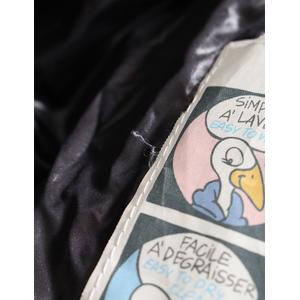 モンクレール MONCLER ダウンポンチョ 黒 00 アウター ワンポイント
