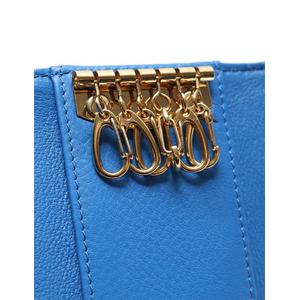 トリーバーチ TORY BURCH 6連キーケース 青 小物 レザー