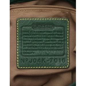 コーチ　緑 スエード ハンドバッグ 茶色ストラップ COACH コーチ オールドコーチ ヴィンテージ コスタリカ製 4133