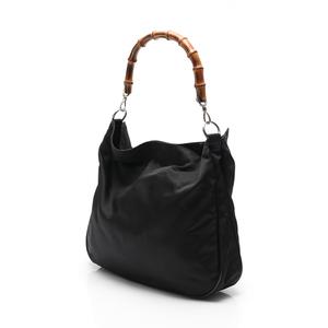 グッチ GUCCI ハンドバッグ ショルダーバッグ バンブー 黒 001 1998
