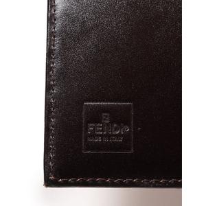 フェンディ FENDI 二つ折り財布 ズッキーノ ベージュ 茶 小物