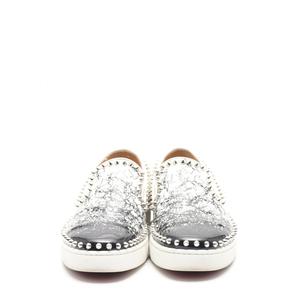 クリスチャンルブタン Christian louboutin スニーカー スリッポン 白 