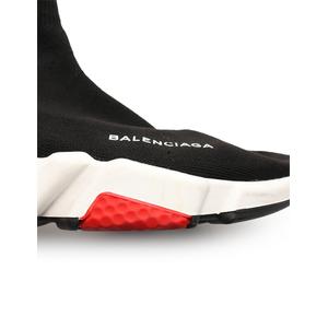 バレンシアガ BALENCIAGA スニーカー スピードトレーナー 黒 白 赤 40 