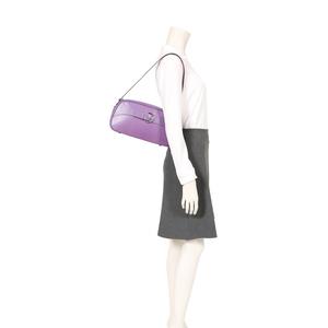 プラダ PRADA ショルダーバッグ 紫 B10751 レザー CINGHIALE