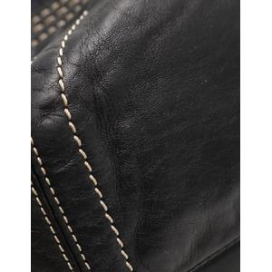 コーチ COACH トートバッグ ミニシグネチャー キャリーオール 黒 6427