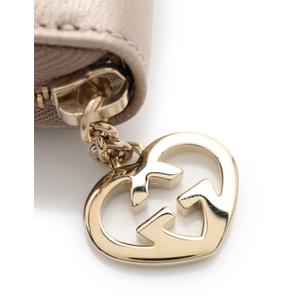 グッチ GUCCI ラウンドファスナー長財布 ラブリー シャンパン