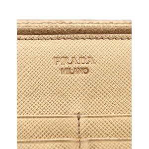 プラダ PRADA ラウンドファスナー長財布 ゴールド 小物 サフィアーノ