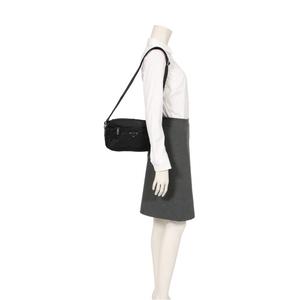 プラダ PRADA ショルダーバッグ 黒 BT0167 ナイロン レザー VELA
