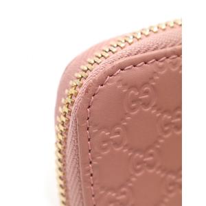 ほぼ未使用品　GUCCI グッチ　小銭入れ　コインケース　ロゴグラム　ピンク 未使用に近い】 GUCCI グッチ ハート コインケース 小銭入れ