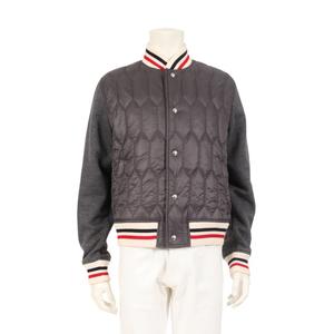 モンクレール MONCLER ブルゾン スタジャン カーディガン グレー L 