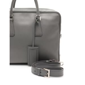 プラダ PRADA ビジネスバッグ ブリーフケース ショルダーバッグ グレー 