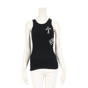 クロムハーツ CHROME HEARTS タンクトップ 黒 S トップス ノースリーブ 