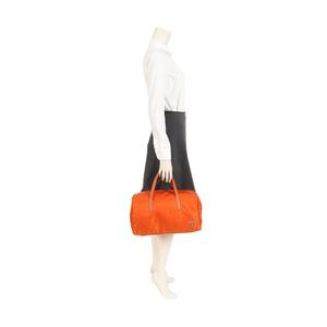 PRADA オレンジ レザーボストンバッグ PRADA プラダ ショルダーバッグ レザー オレンジ レディース