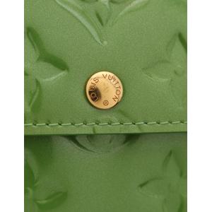 【美品】ルイヴィトン ポルトフォイユサラ 長財布 グリーン ヴェルニ モノグラム ルイヴィトン LOUIS VUITTON 二つ折り長財布 ポルトフォイユ
