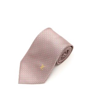 ルイヴィトン LOUIS VUITTON ネクタイ レギュラータイ ダミエ ピンク