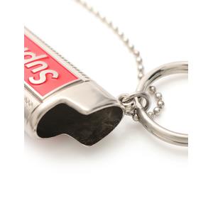 シュプリーム SUPREME ネックレス ライターケース シルバー 赤