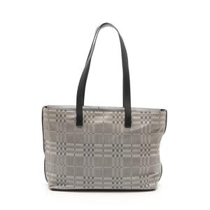 バーバリー ロンドン BURBERRY LONDON トートバッグ グレー 黒