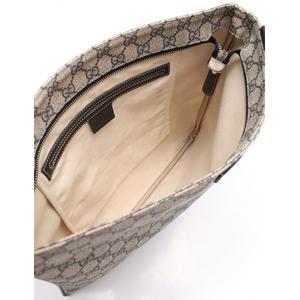 グッチ GUCCI ショルダーバッグ GGスプリーム ベージュ ネイビー