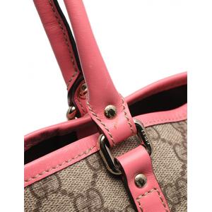 グッチ GUCCI トートバッグ GGスプリーム ベージュ ピンク