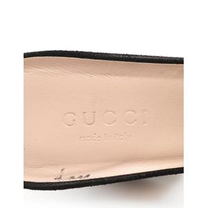 グッチ GUCCI ミュールサンダル ヒール ダブルG GGマーモント 黒