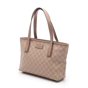 ほい GUCCI トートバッグ GG スプリーム PVC レザー ベージュ グッチ GUCCI トートバッグ GGスプリーム ベージュ ピンク