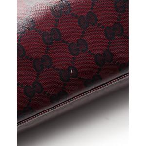 グッチ GUCCI ハンドバッグ GGクリスタル ミニボストンバッグ 赤 黒  