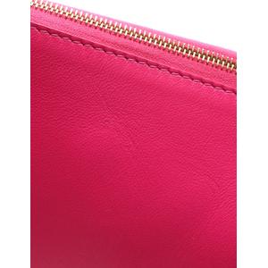 CÉLINE ピンクオレンジ クラッチバッグ セリーヌ CELINE クラッチバッグ ソロ ピンク オレンジ レザー