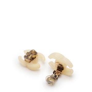 CHANEL シャネル ココマーク イヤリング アイボリー 7308 シャネル CHANEL イヤリング ココマーク アイボリー