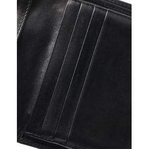 セリーヌ CELINE 二つ折り財布 黒 小物 レザー がま口 レディース 114