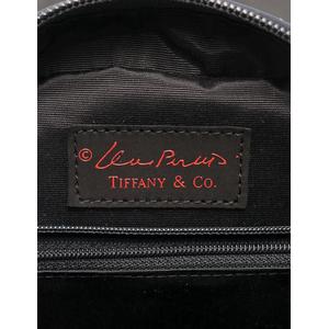 ティファニー TIFFANY & CO. バックパック ハート柄 黒 ナイロン