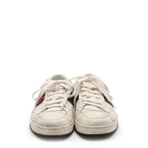 グッチ GUCCI スニーカー シェリーライン 白 赤 緑 7.5C シューズ 26cm 