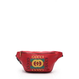 グッチ GUCCI ウエストポーチ ボディバッグ ウェビングライン 赤