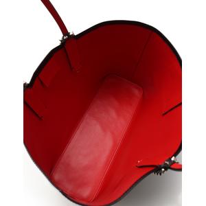 Christian Louboutin スパイクバッグ 黒赤 Christian Louboutin スパイクスタッズ セカンドバッグ