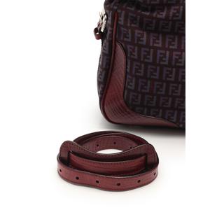 フェンディ FENDI ハンドバッグ ショルダーバッグ ズッカ柄 紫