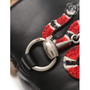 GUCCI スネーク刺繍 レザースリッパ26cm馬毛 GUCCI スネーク刺繍 レザースリッパ26cm馬毛 - メルカリ