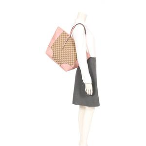 グッチ GUCCI トートバッグ GGキャンバス ベージュ ピンク 449242