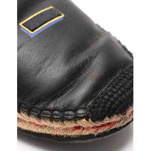 フェンディ FENDI エスパドリーユ フラットシューズ スリッポン 黒