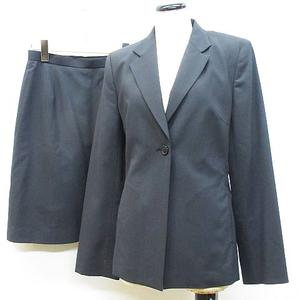 コムサイズム COMME CA ISM ウール100% スカート スーツ セットアップ